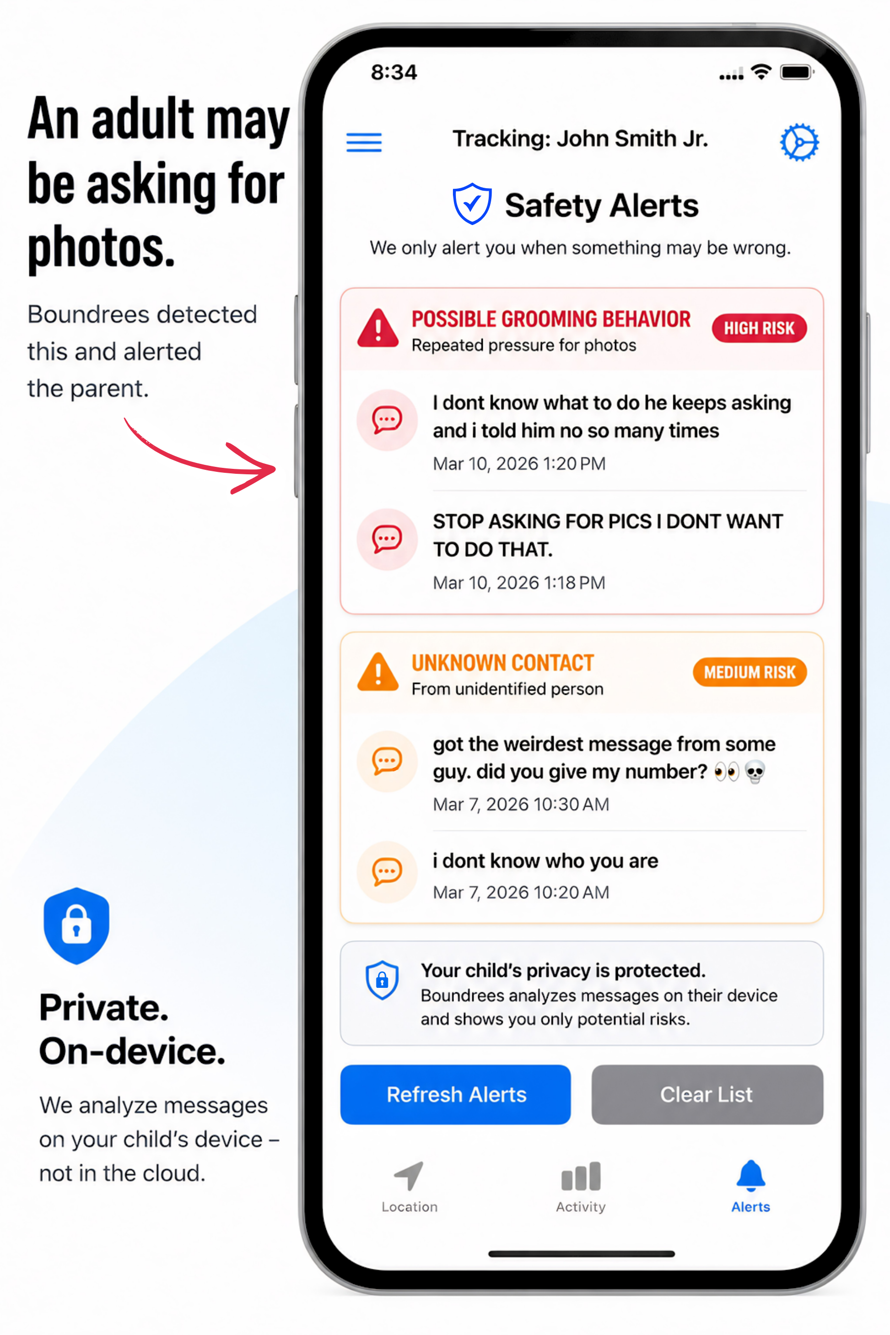 Boundrees Alerts